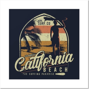 California Beach Posters and Art